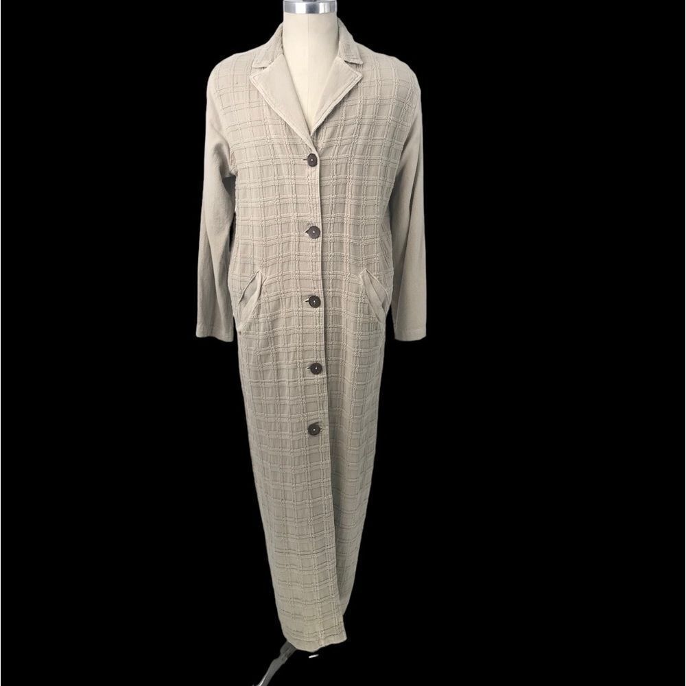 Vintage Cotton USA Trench Coat Size Small but very oversized